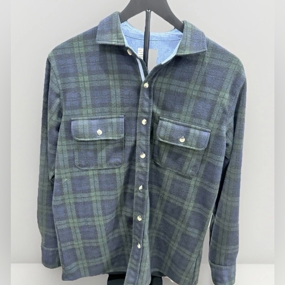 Men's Tailorbyrd The Sweatershirt Long Sleeve Button Down (Sz Medium) - Picture 1 of 4